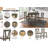 V-Style Back Counter Height Chair