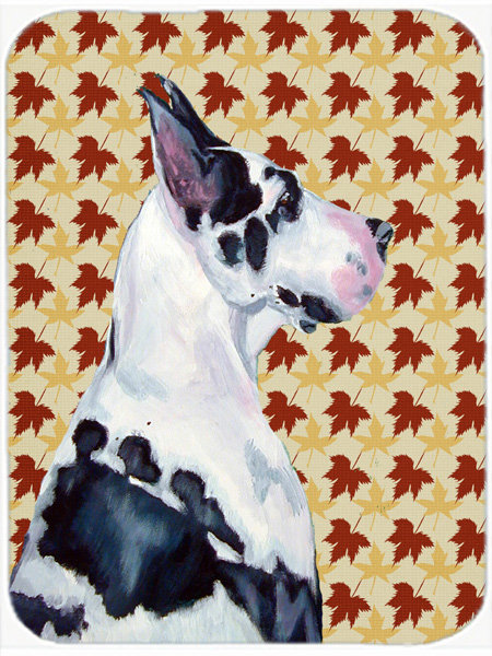 East Urban Home Great Dane Portrait Glass Cutting Board