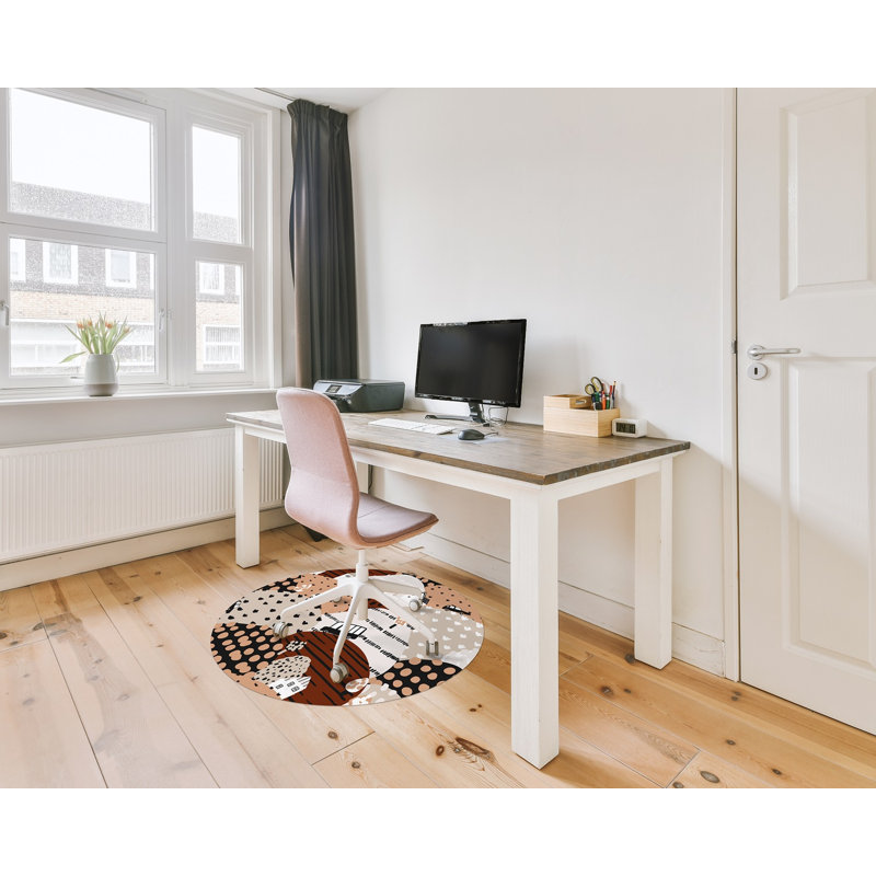Doumet Hard Floor Straight Round Chair Mat
