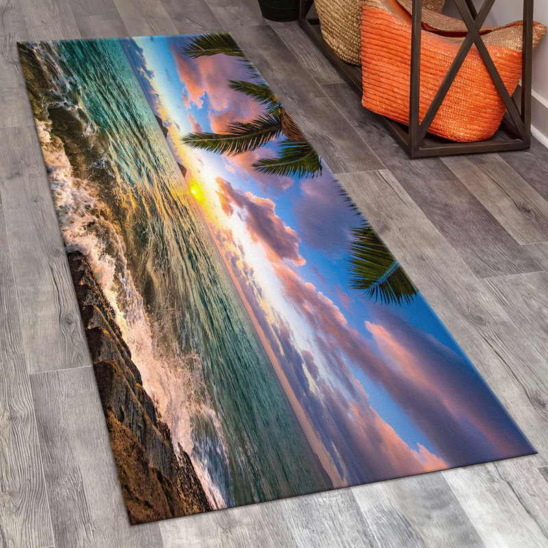 Chic Non-Woven Soft Type Printed Rug with Intricate Geometric Design for a Modern and Stylish Home Decor Accent Piece