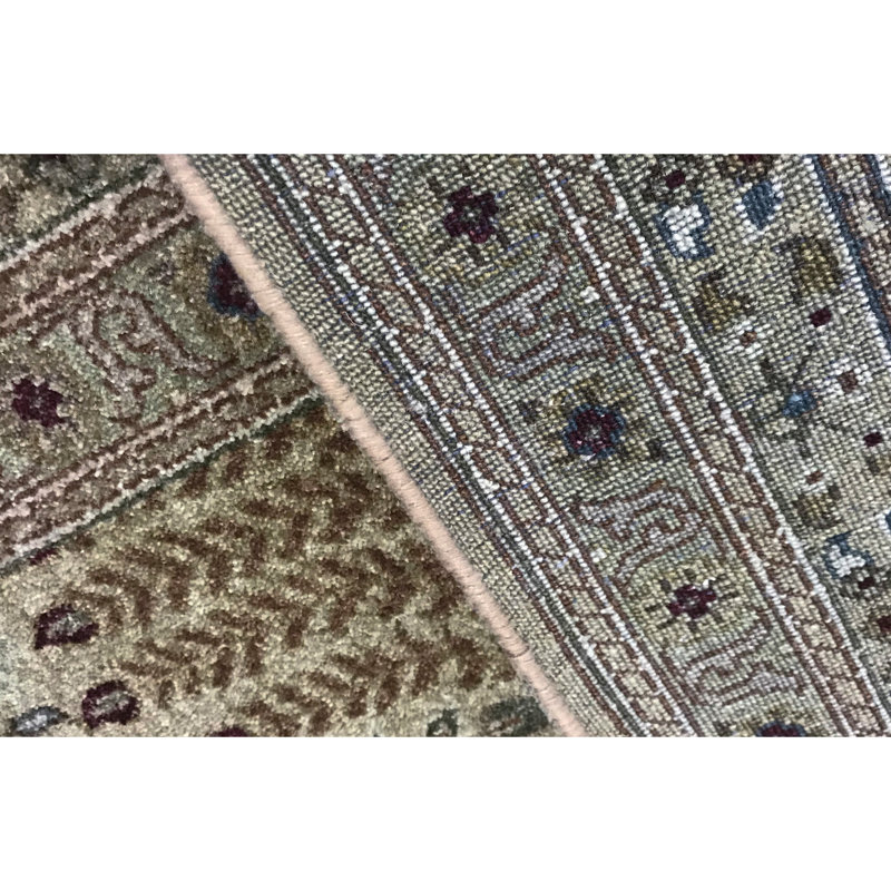 Hand Woven Wool Oriental Area Rug, Rectangle 6'1" x 9'2"