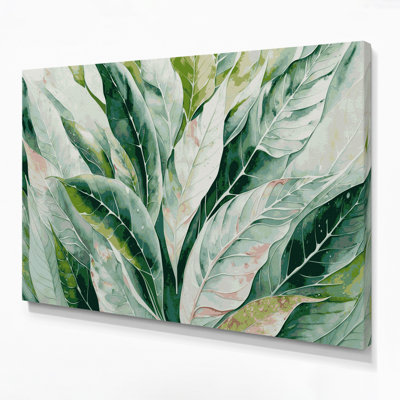 Art mural sur toile Botanical Aglaonema