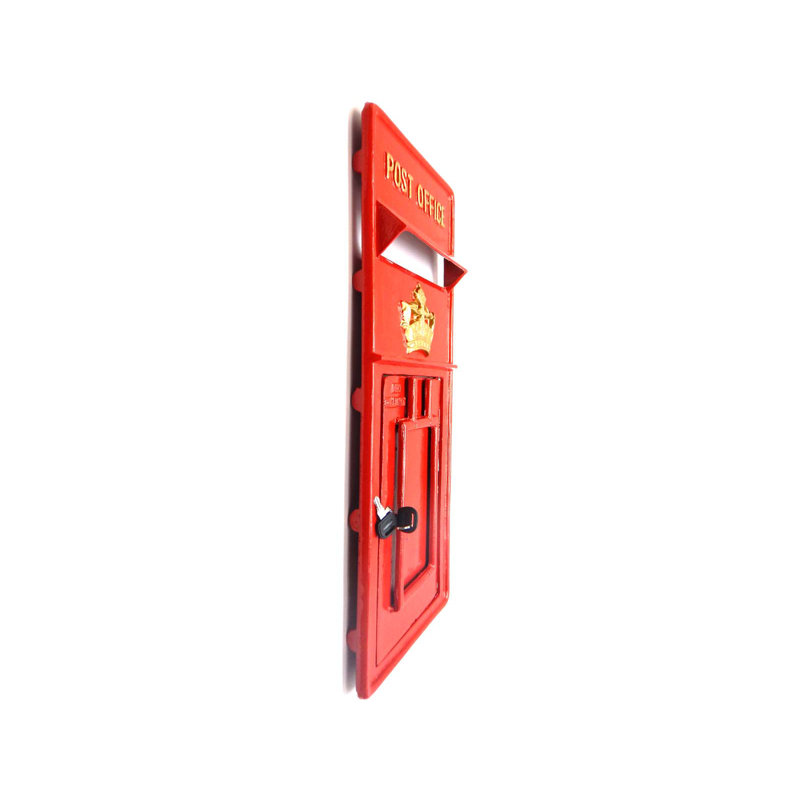 Carrickfergus Aluminum Mail Slot, Red