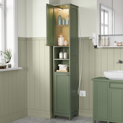 Grande armoire de salle de bain avec lumières