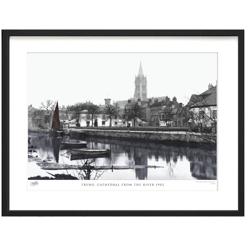 Truro, Cathedral From The River 1903 by Francis Frith - Single Picture Frame Print, 45cm H x 60cm W x 2.3cm D