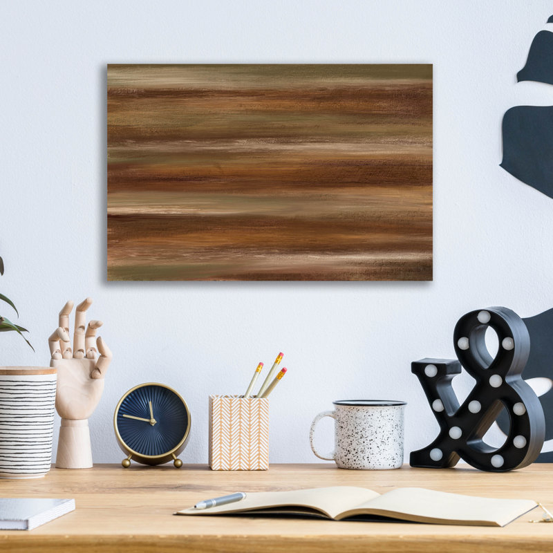  «Modern Fall Abstract» par Ashley Bradley, art mural en verre acrylique, 16 po x 12 po, H 12 po x l 16 po x P 0,13 po