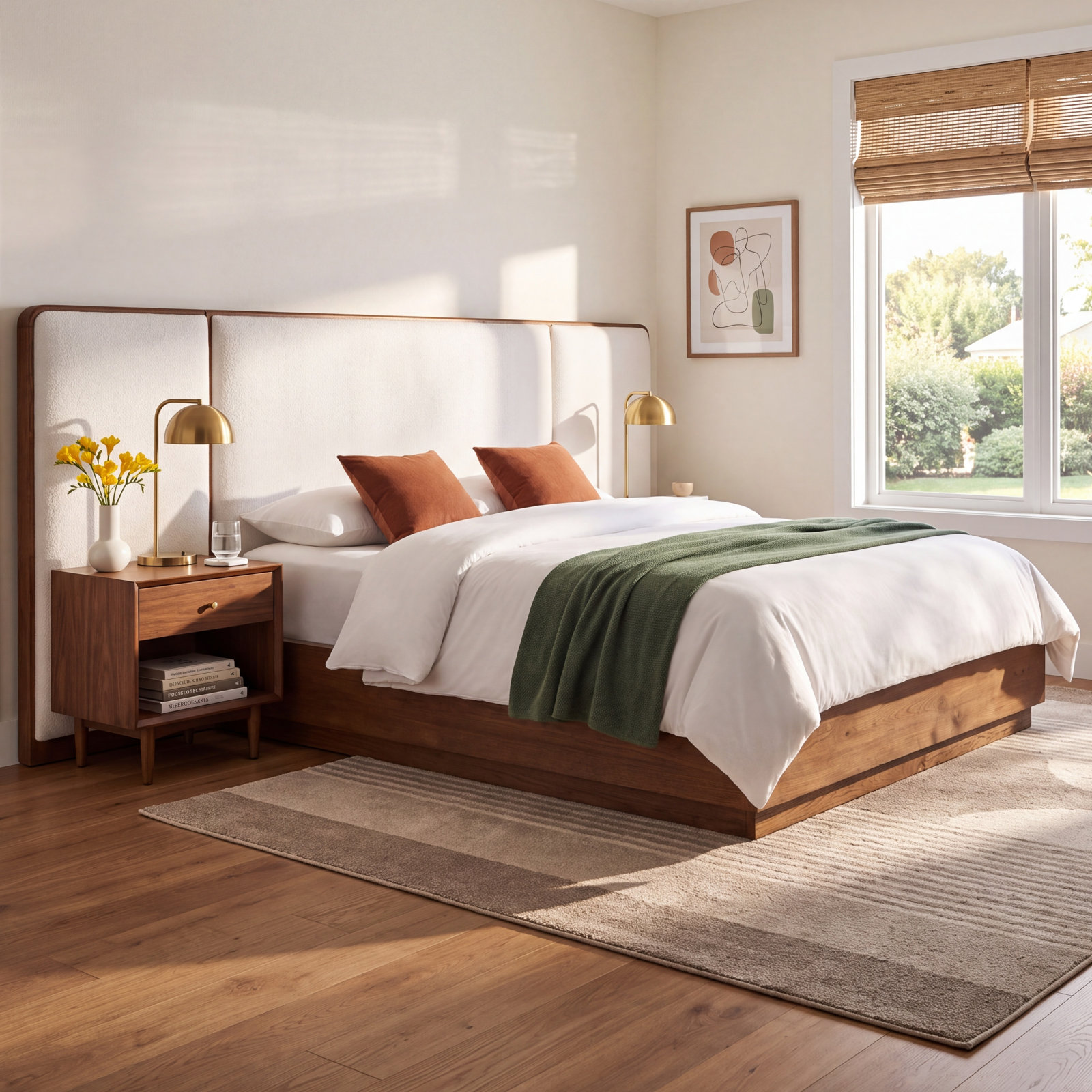 Valkyrie Oak Bed