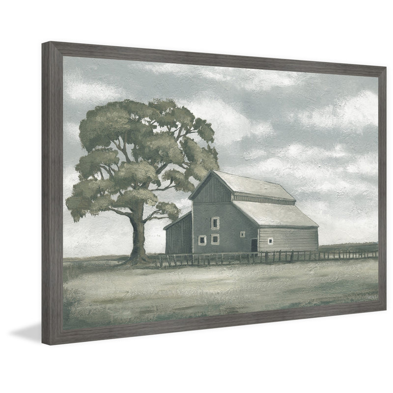Memories At The Barn by Parvez Taj - Single Picture Frame Painting, 41cm H x 61cm W x 3.81cm D