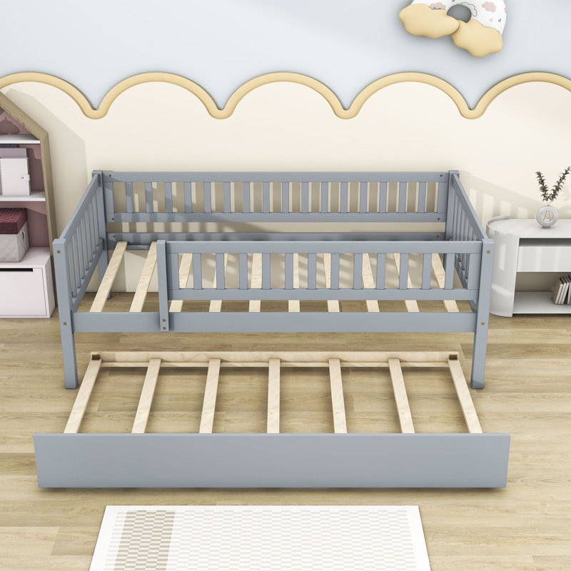 Idonna Daybed with Trundle, Gray, Twin