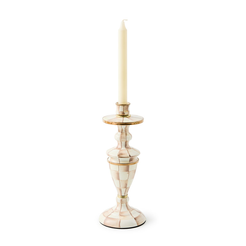 Mocha Check Candlestick