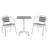 Patio Dining Set with Square Table-750969884