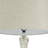 East Harptree Glass Silver Table Lamp with Faux Mercury Glass Finish