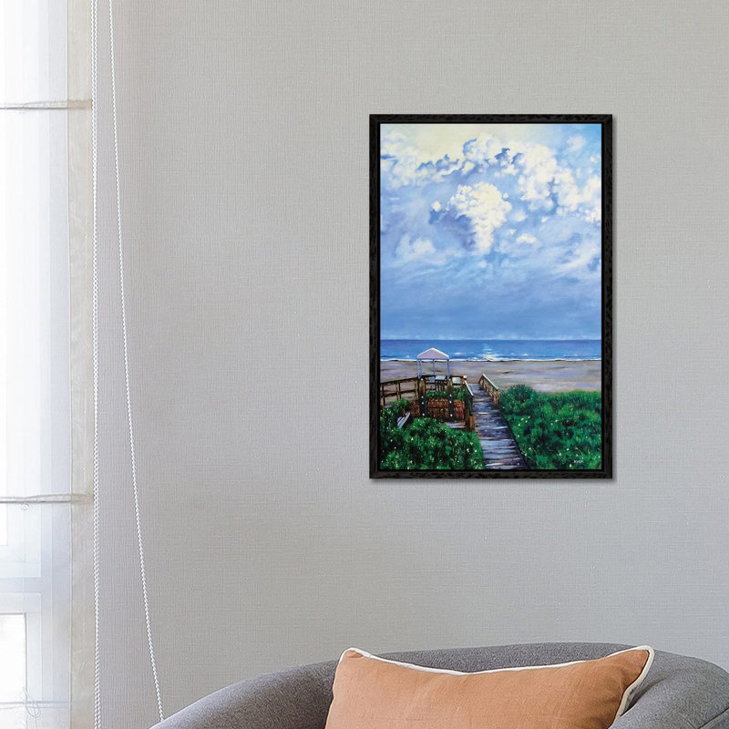 After The Storm 1 Piece Wall Art on Canvas, 66.04 cm H x 45.72 cm W, Black Floater Framed