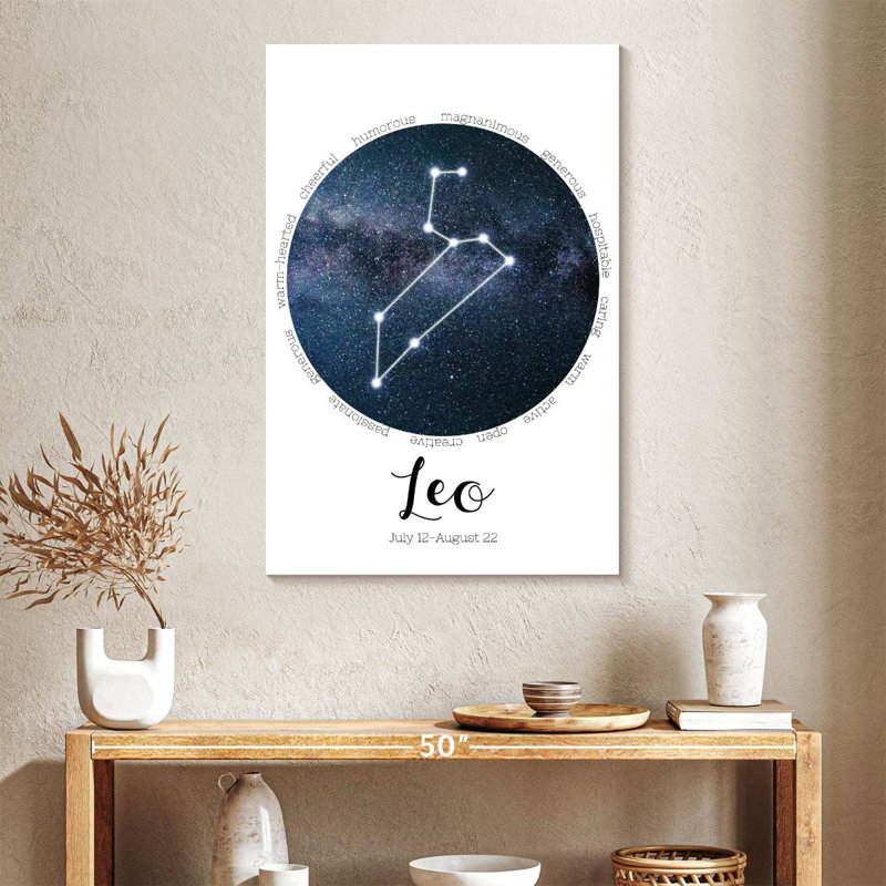 " Leo Constellation " by Luna Lyric, 39" H x 26" W x 1.25" D