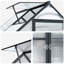 vidaXL Garden Greenhouse Anthracite Aluminum and Galvanised Steel Outdoor