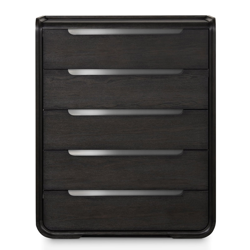 Barry 5-Drawer Chest, Black