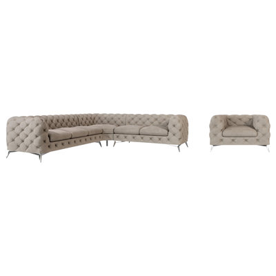 Bixby 3 - Piece Velvet Living Room Set