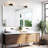 Rectangle Aluminum Framed Wall-mounted Vanity Mirrors-103962867-103962868