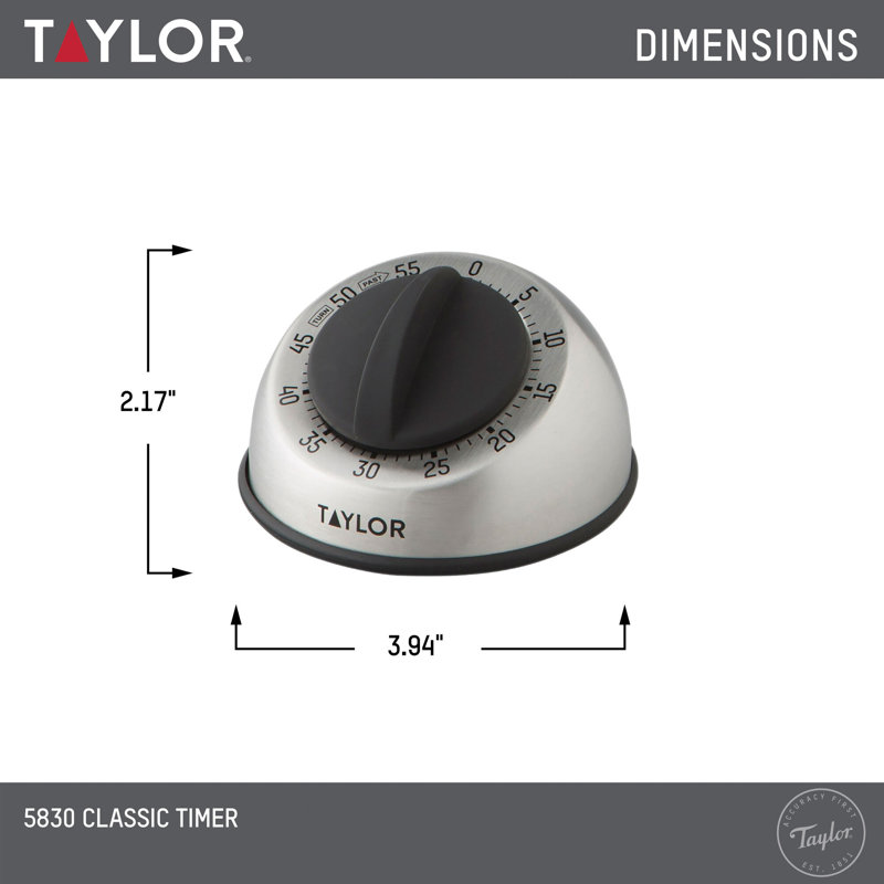 Taylor Easy Grip Mechanical Timer