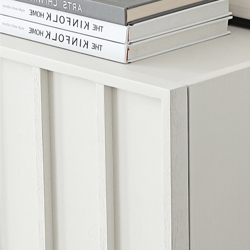Buffet de style crème, Blanc / Blanc
