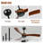 72 Inch Wood Ceiling Fan No Light With Remote Control