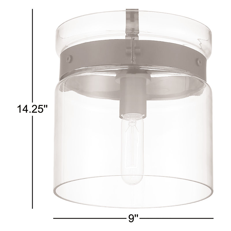 Luminaire suspendu en pot 1 lumière Mccurley