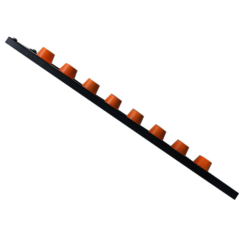 Bt/Cat40 Compatible Multifunctional Tool Rack With 10 Cat/Bt40 Storage Per Rack, 8 In A Container, 80 Sectors Of Purpose, Gray Wash Shade Design, Abs+Steel Q235  Configuration, 31.5 Depth, 9.52