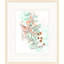 Abstract Flowers 4 Framed Painting