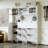 Multifunctional Shoe Cabinet with Storage Shelves and 6 Flip Drawers