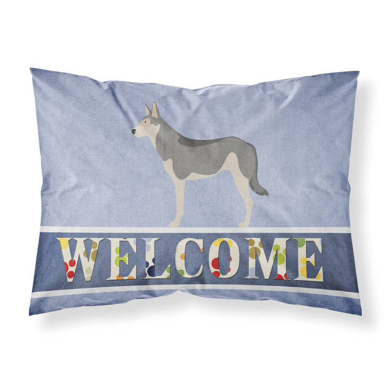 Taie d’oreiller welcome, Chien-loup de Saarloos