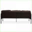 Canapés: Canapé en L 3 places en polyester brun noyer moderne avec repose-pieds pour petits espaces | Noyer brun | Tissu en polyester-1985229978-1985229981-1985229982