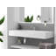 Combinaison de lavabo de salle de bain rectangulaire rectangulaire 48 po et miroir DEL Pyramid-81893874