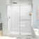 60" W x 36" D x 78" H Semi-Frameless Rectangle Shower Kit