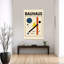 Bauhaus Geometric Abstract Abstract Bold Geometric Wall Art Print 1 Piece Wrapped Canvas Wall Art-69165265