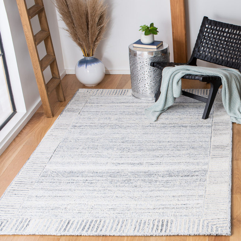 Roslyn Hand Tufted Performance Geometric Rug, Rectangle 6' x 9'