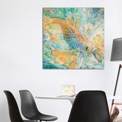 The Blue Below I by Stephanie Law - Wrapped Canvas Gallery-Wrapped Canvas Giclée