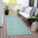Washable Striped Indoor / Outdoor Rug