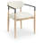 Riccio Performance Fabric Upholstered Dining Arm Chair-992955092-992955093