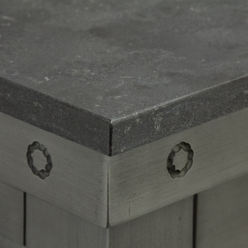 Jessen 30" Single Bathroom Vanity Set, Blue Limestone