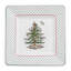 Christmas Tree POLKA DOT SQUARE PLATTER 10"