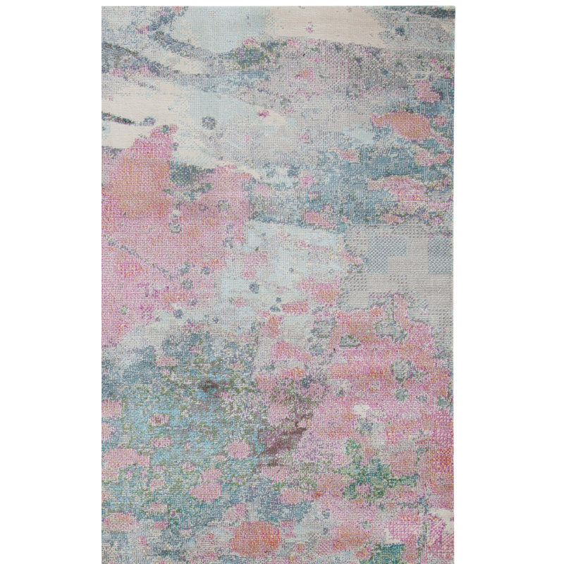 Tapis abstrait Gianelle 300 Performance, Carré 8 pi
