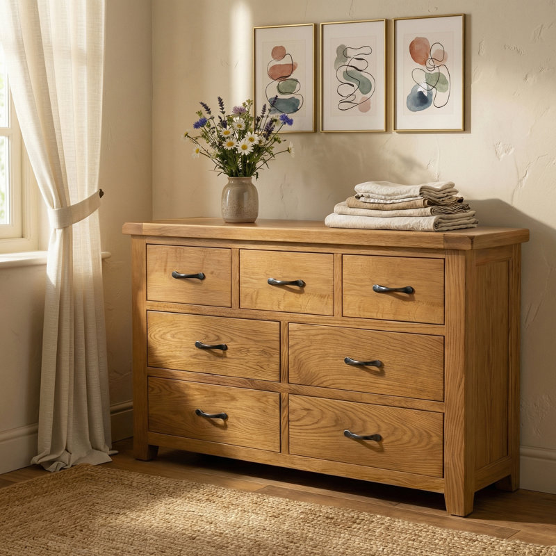 Thornbury 140 cm W Chest of 7 Drawers