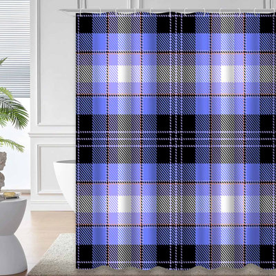 Rideau de douche Tartan