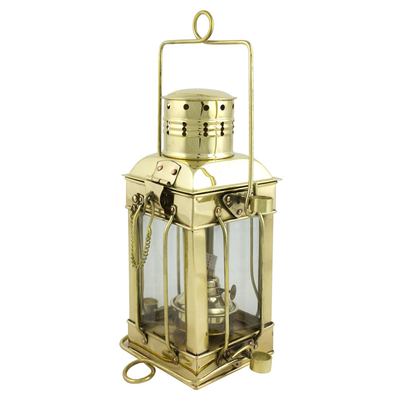 Metal Wall Lantern with Candle Included