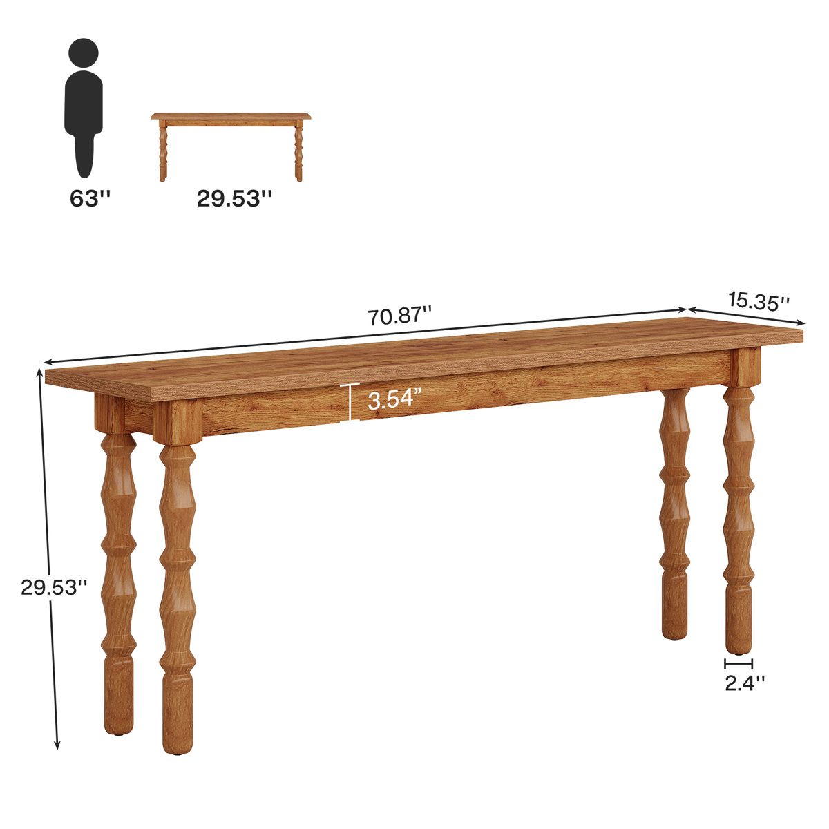 Charlton Home® Donney 70.9