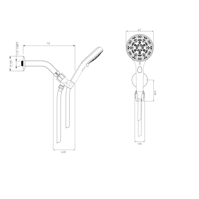 1267848670 Bathroom Bath Shower Mixer