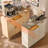 47'' Buffet Cabinet with Storage,Yacchi home Sideboard Rattan Cabinet with 2 Large Drawers-497930510