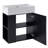 Floating Bathroom Vaniy With Ceramic Basin And Left Side Storage-1119360744