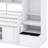 Jazhari Multifunctional Loft Bed with Stair, Desk, Cabinet and Wardrobe-698660264-698037552
