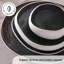 Karaca Streamline New Galactic 59-Piece Reactive Glaze Dinner Set for 12 People-96386367